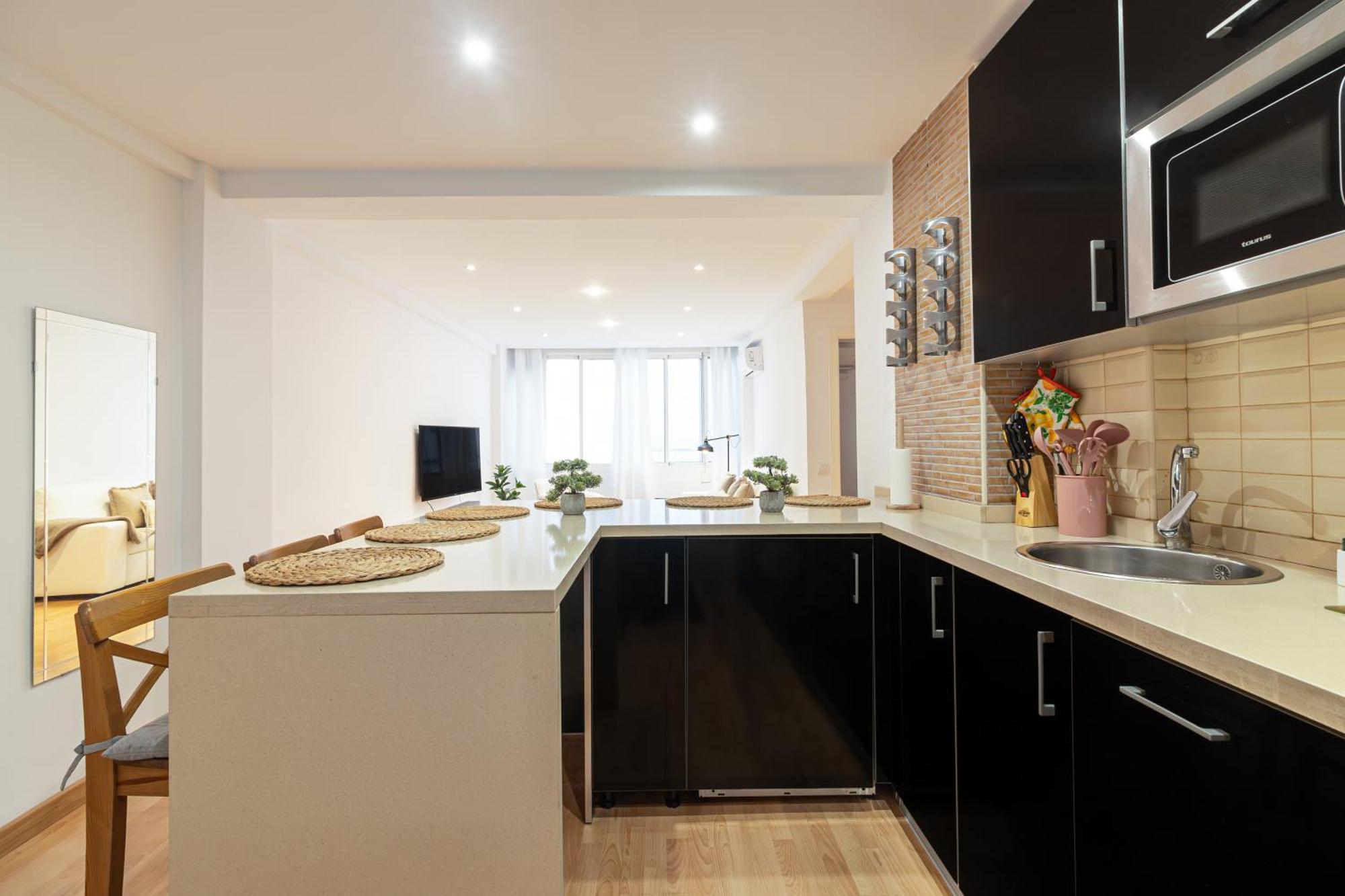 Malaga Center Flat Soho Modern 2Br Apartment Bagian luar foto