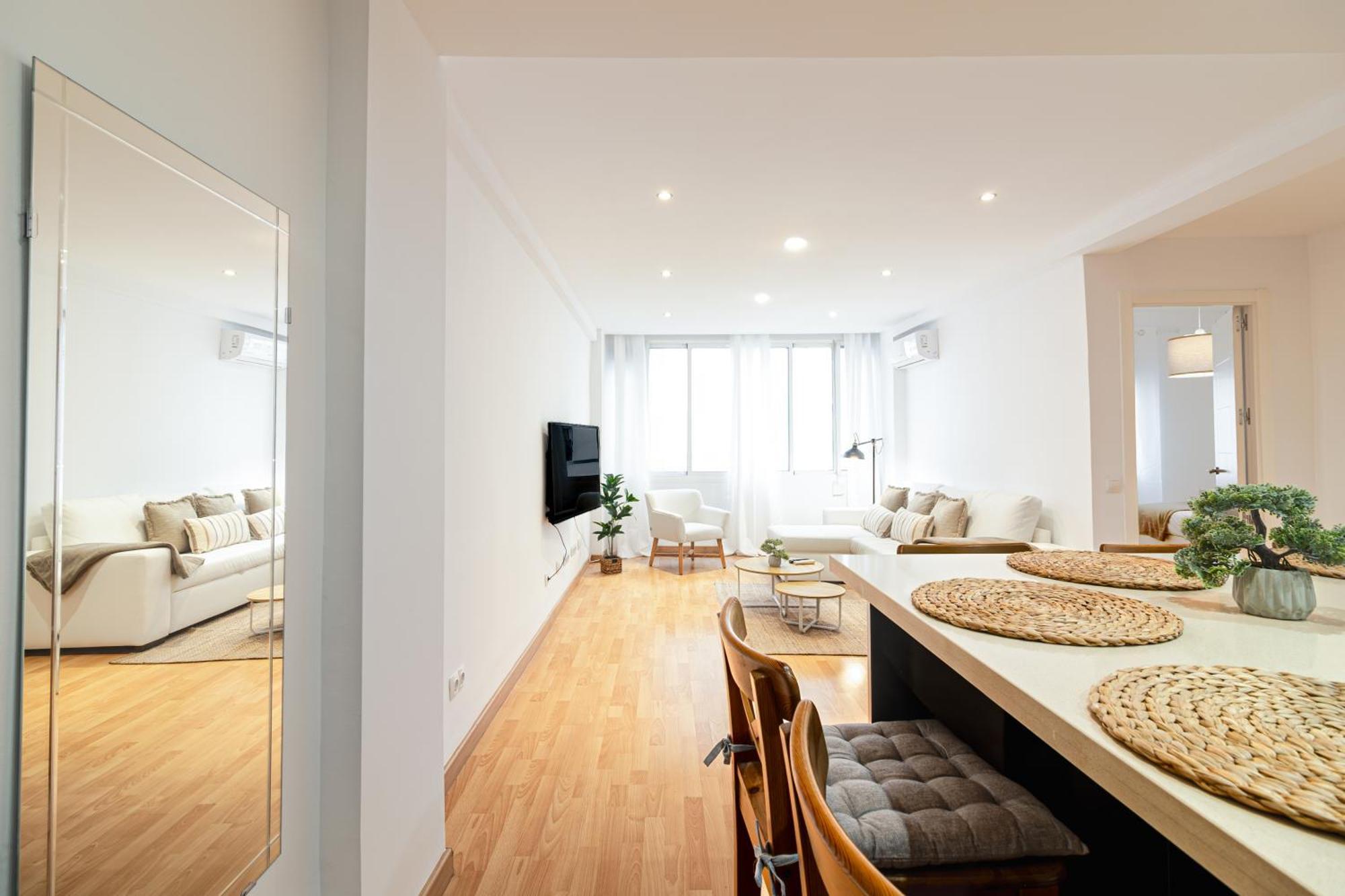 Malaga Center Flat Soho Modern 2Br Apartment Bagian luar foto