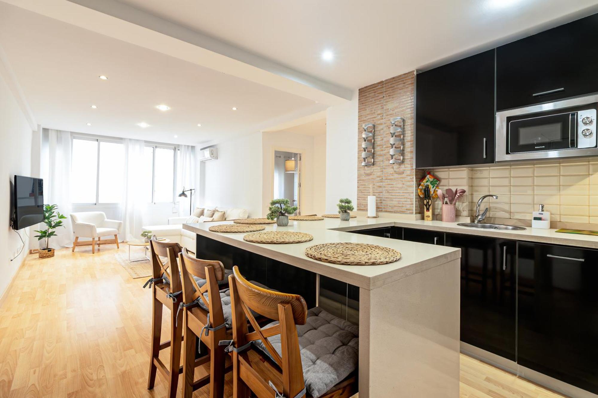 Malaga Center Flat Soho Modern 2Br Apartment Bagian luar foto